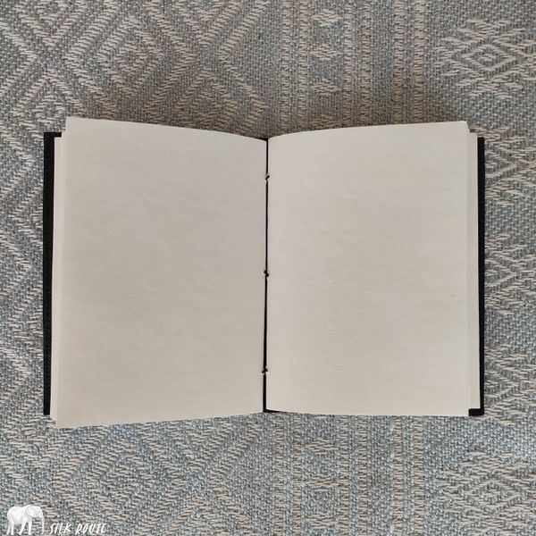 Brown genuine leather notebook 18&times;13 cm Silk Route, item 2447