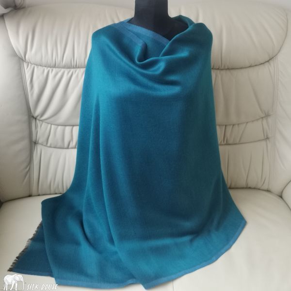 Silk Route cashmere scarf with silk