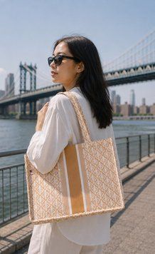 Juco bag Nordic Line 39x30x20cm Silk Route