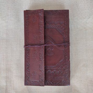 Блокнот із натуральної шкіри коричневий 23&times;14 см Silk Route, арт. 2462 2462 фото