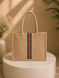 Jute bag Heritage Stripe 40x30x14cm Silk Route