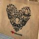 Jute bag I love Ukraine 42х34х20cm Silk Route