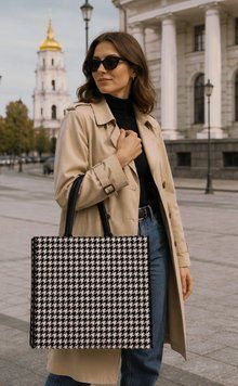 Cotton bag Paris Classic 42x34x15cm Silk Route