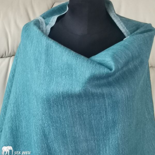 Silk Route cashmere scarf with silk
