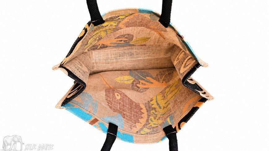 Jute bag Forest Song 36x38x12cm Silk Route