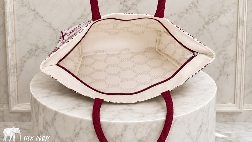 Cotton bag French Riviera 40x30x15cm Silk Route