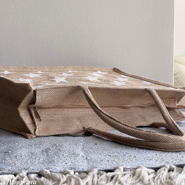 Jute bag Stardust 40х35х15cm Silk Route
