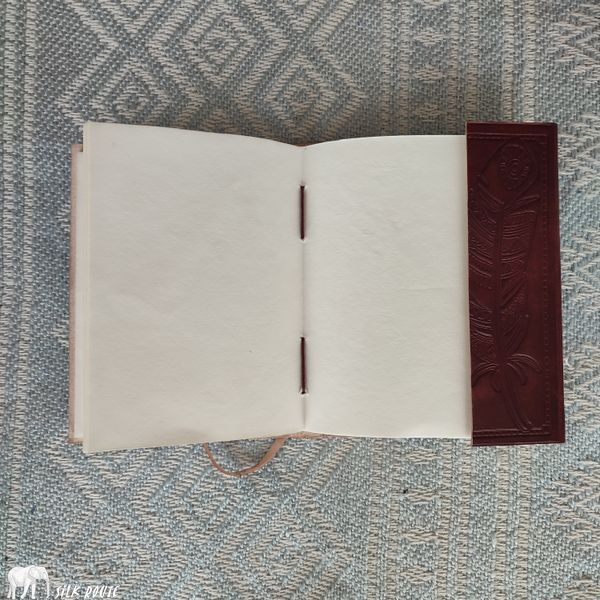 Блокнот із натуральної шкіри коричневий 18&times;13 см Silk Route, арт. 2470 2470 фото