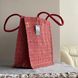 Jute bag Red splash button 41х39х19cm Silk Route