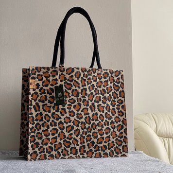 Сумка джутова Leopard 40х35х15см Silk Route 1241 фото